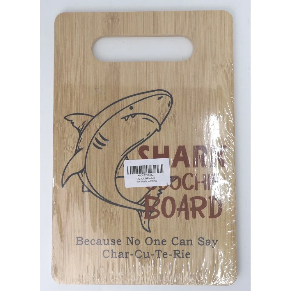 Bamboo Char-Cu-Te-Rei Board Cutting Board Unisex 11.75x8